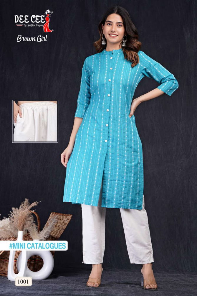 Deecee Brown Regular Kurti With Bottom Catalog